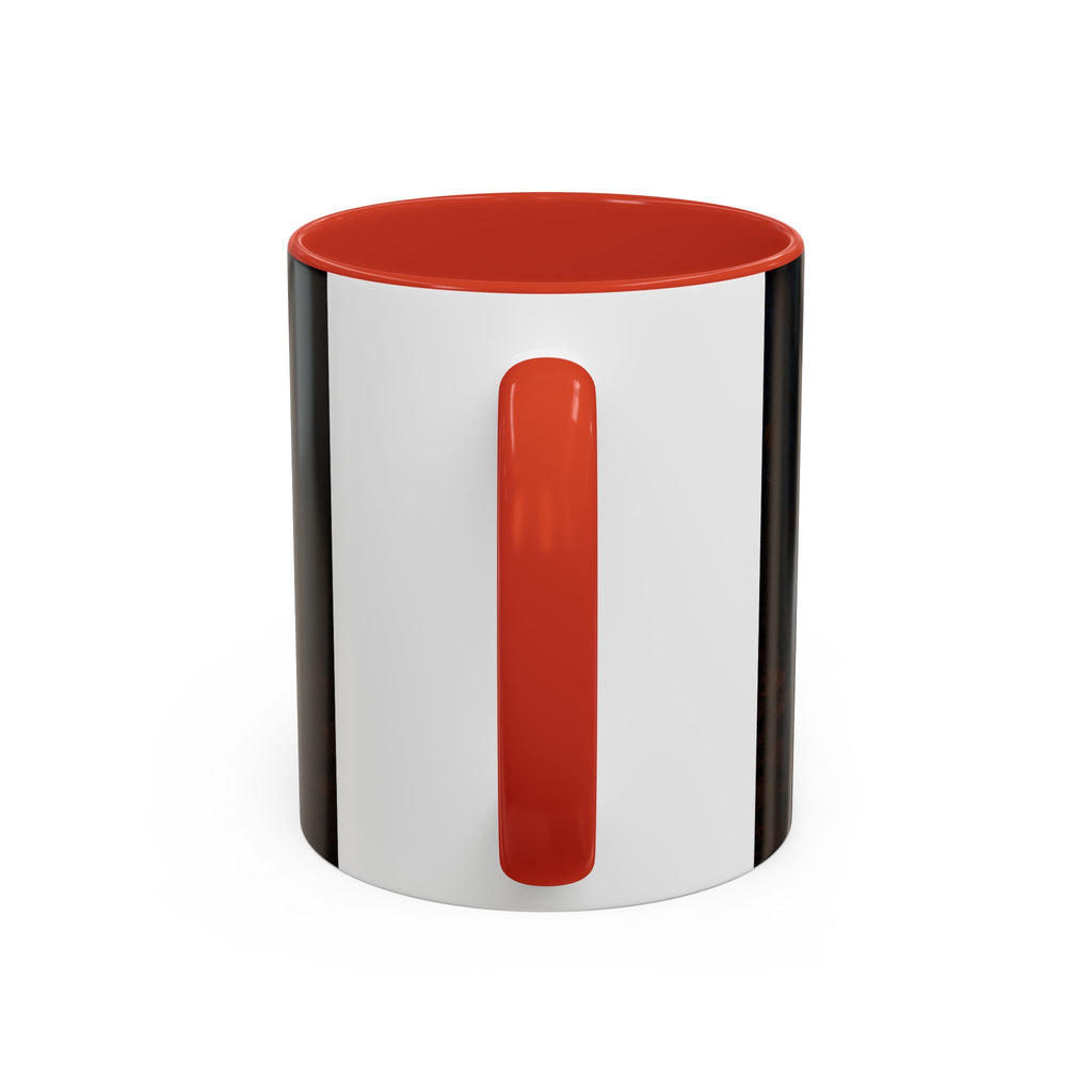 Halloween Black Cat Accent Coffee Mug — Spooky Jack-o'-Lantern Night (Customizable)