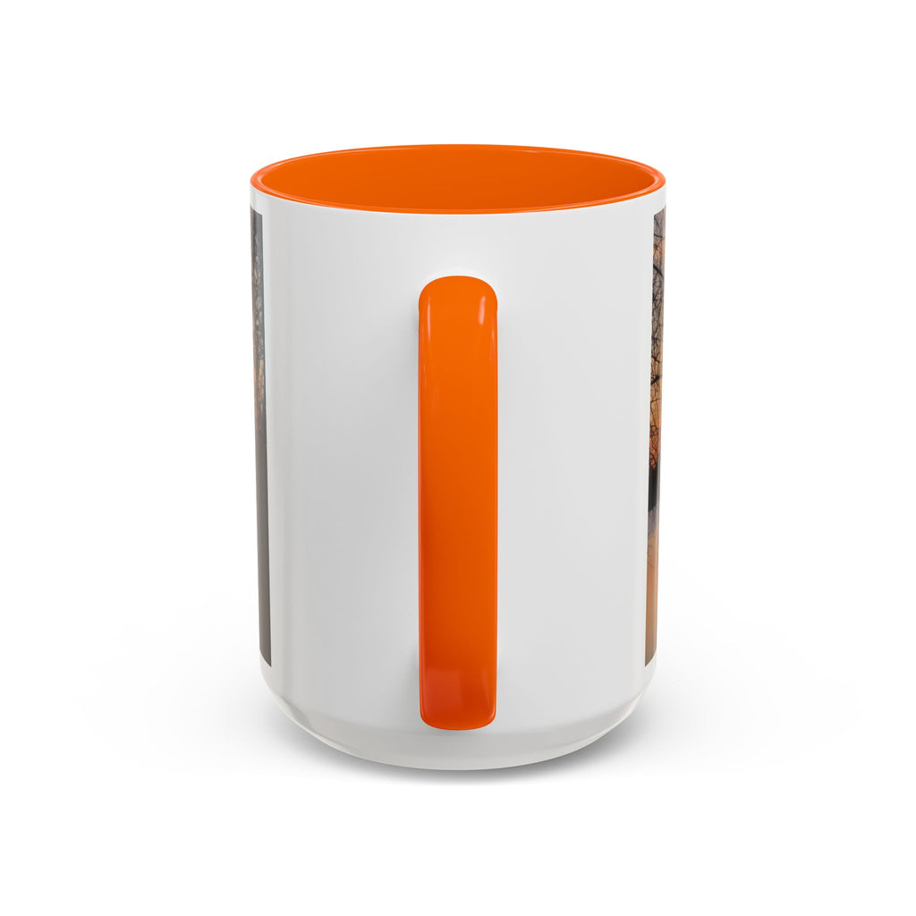 Sunrise Lake Accent Coffee Mug — Scenic Sunrise/Sunset Photography Mug
