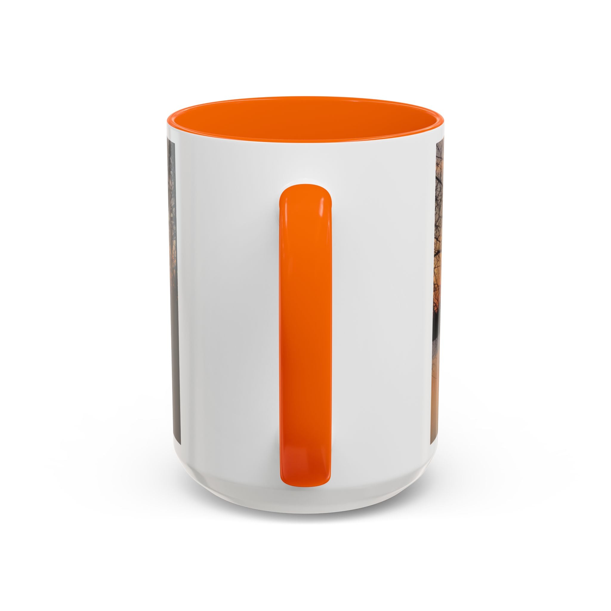 Sunrise Lake Accent Coffee Mug — Scenic Sunrise/Sunset Photography Mug