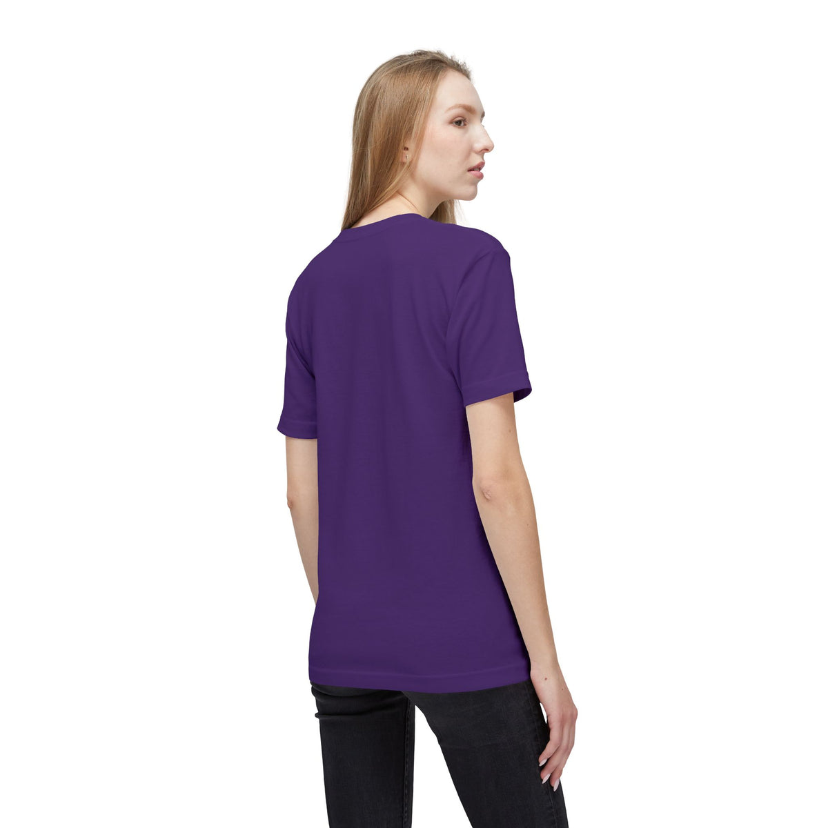 Halloween Haunted House T-Shirt — Purple Spooky Bat & Candy Design