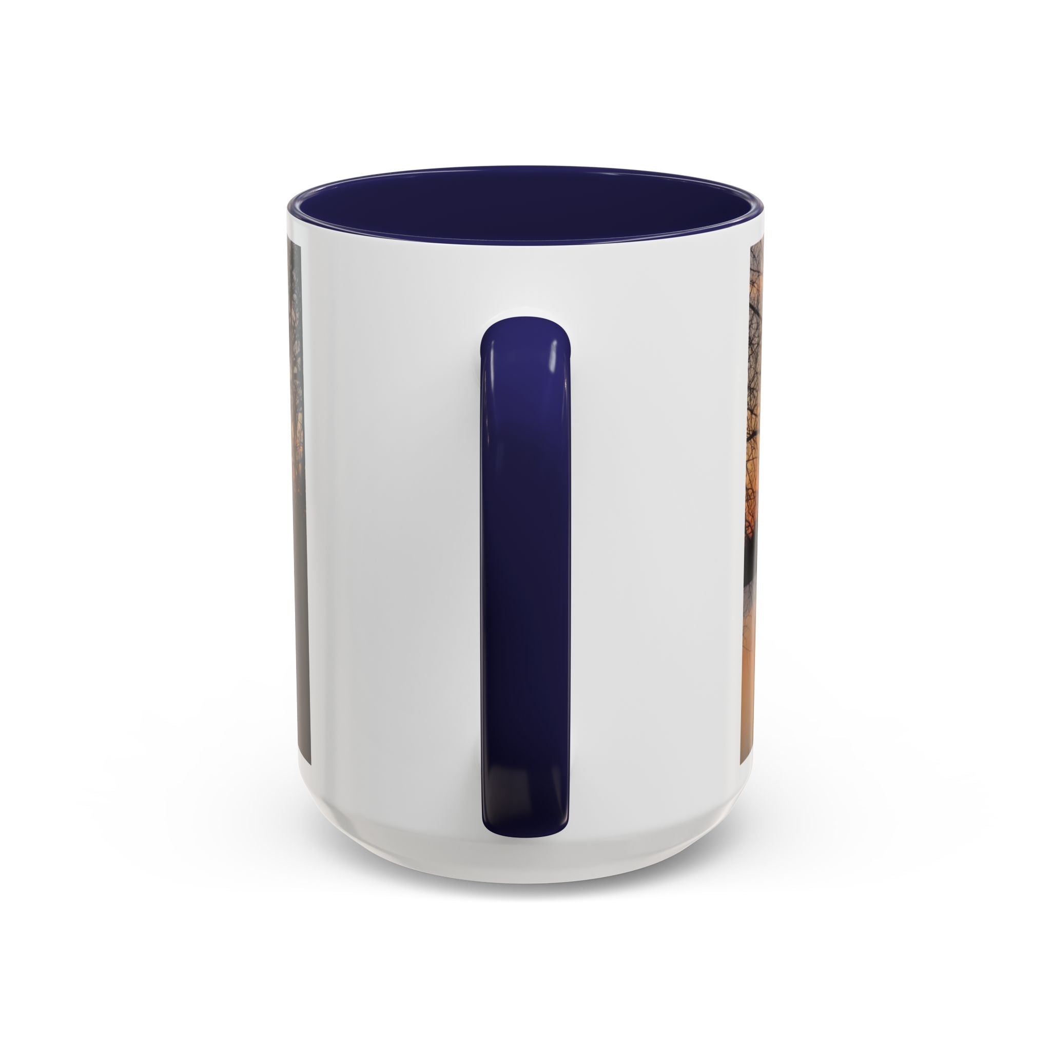 Sunrise Lake Accent Coffee Mug — Scenic Sunrise/Sunset Photography Mug