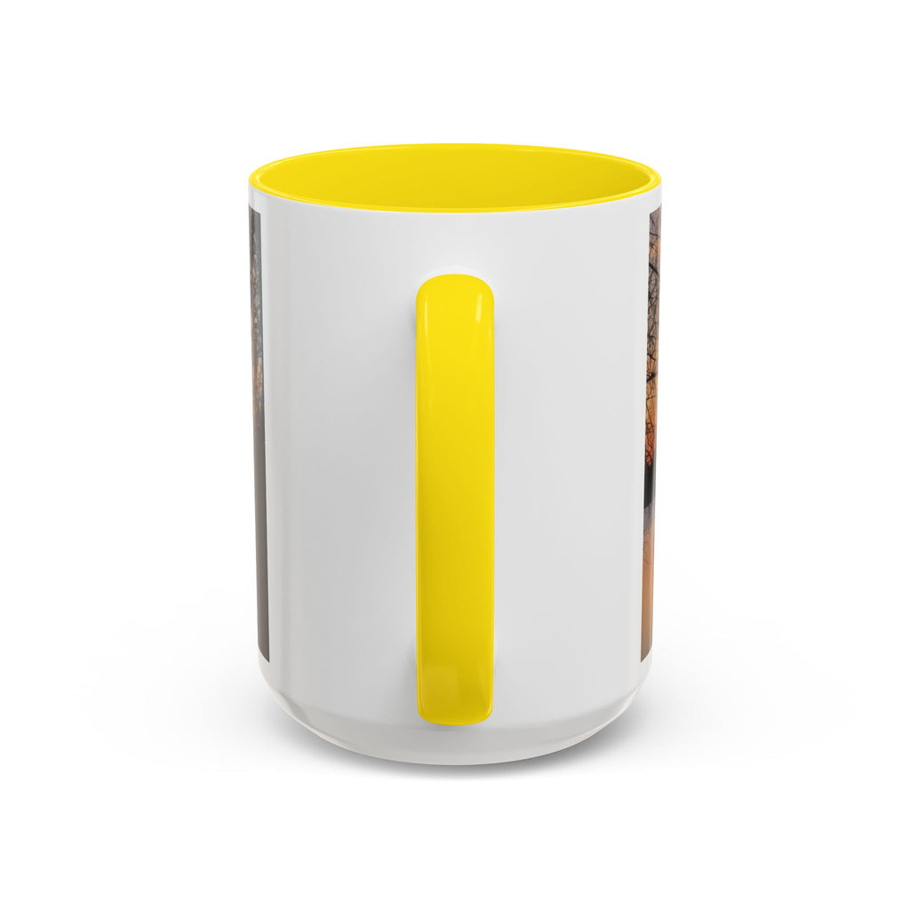 Sunrise Lake Accent Coffee Mug — Scenic Sunrise/Sunset Photography Mug