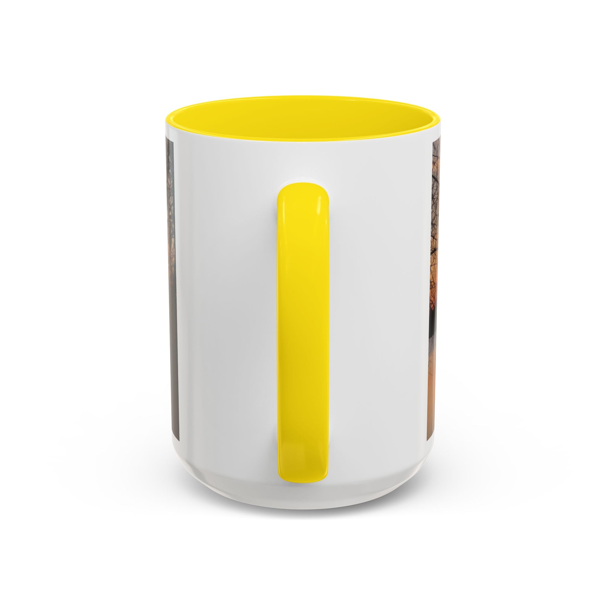 Sunrise Lake Accent Coffee Mug — Scenic Sunrise/Sunset Photography Mug