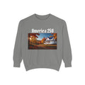 America 250 Fall Farmhouse Sweatshirt — Cozy Autumn Cottage - Printed in USA