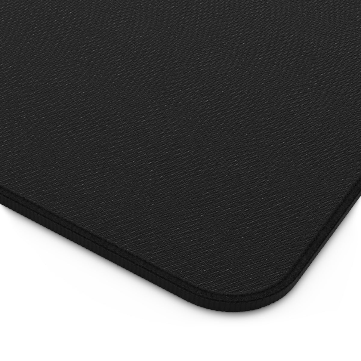 Halloween Black Cat Desk Mat with Jack-O'-Lanterns — Spooky Moonlit Office Mouse Pad