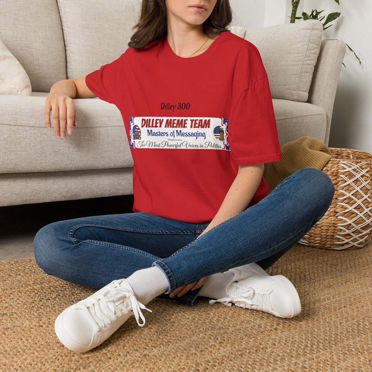 Customizable Dilley 300 "Dilley Meme Team" T-Shirt — Masters of Messaging Political Tee