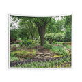 Garden Landscape Tapestry — Lush Woodland Wall Decor