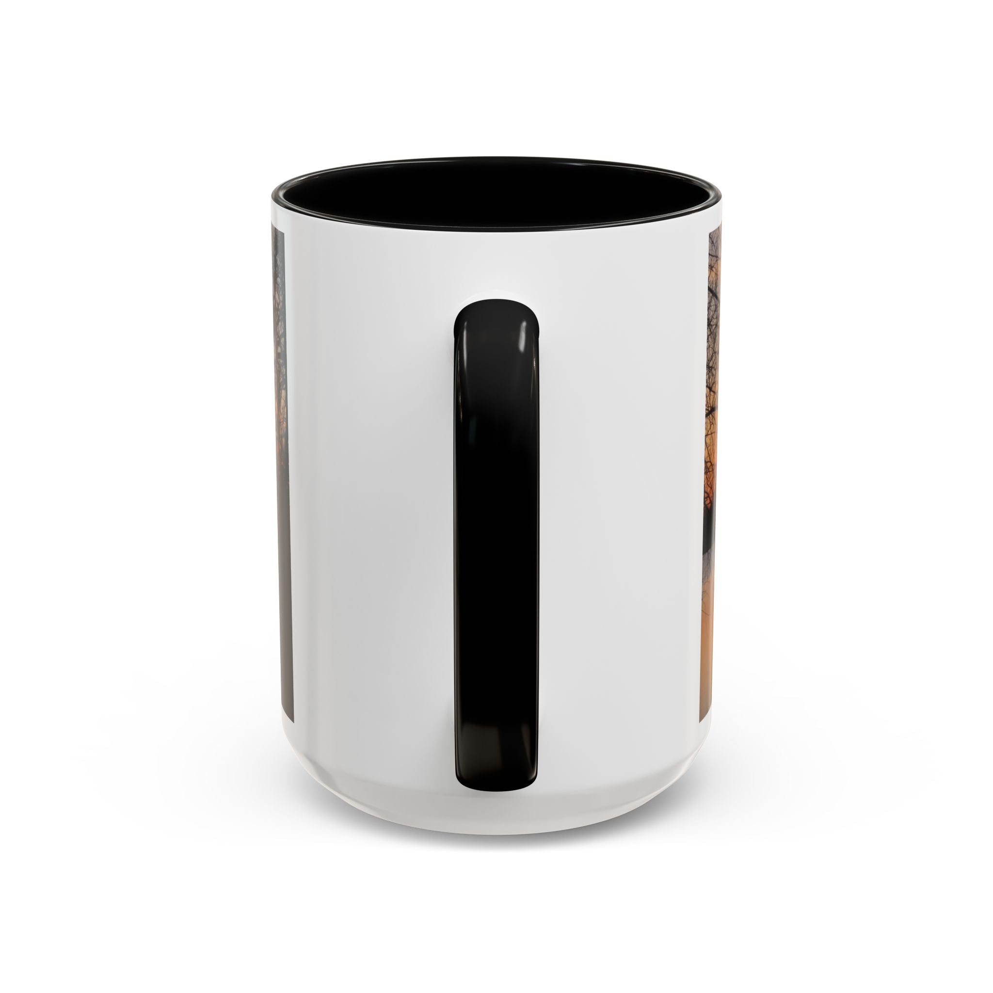 Sunrise Lake Accent Coffee Mug — Scenic Sunrise/Sunset Photography Mug