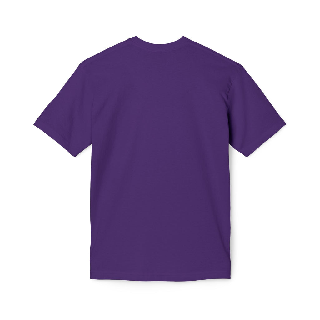 Halloween Haunted House T-Shirt — Purple Spooky Bat & Candy Design
