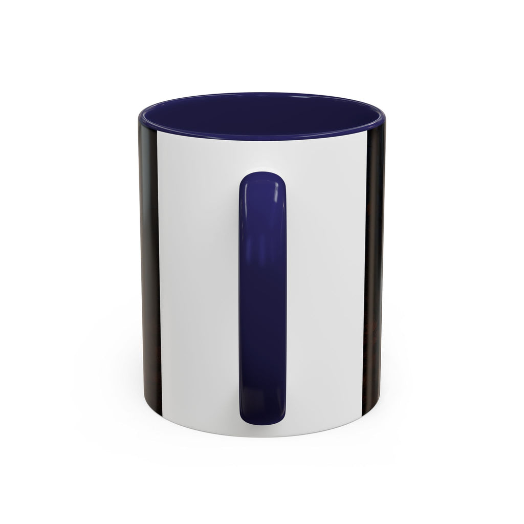 Halloween Black Cat Accent Coffee Mug — Spooky Jack-o'-Lantern Night (Customizable)
