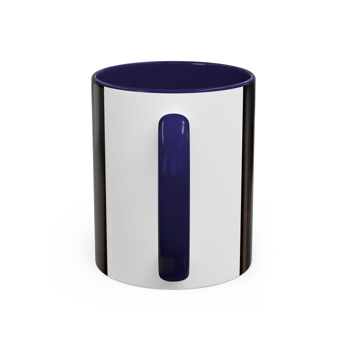Halloween Black Cat Accent Coffee Mug — Spooky Jack-o'-Lantern Night (Customizable)