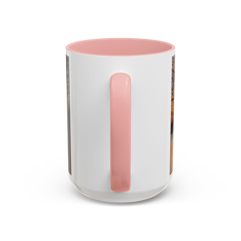 Sunrise Lake Accent Coffee Mug — Scenic Sunrise/Sunset Photography Mug