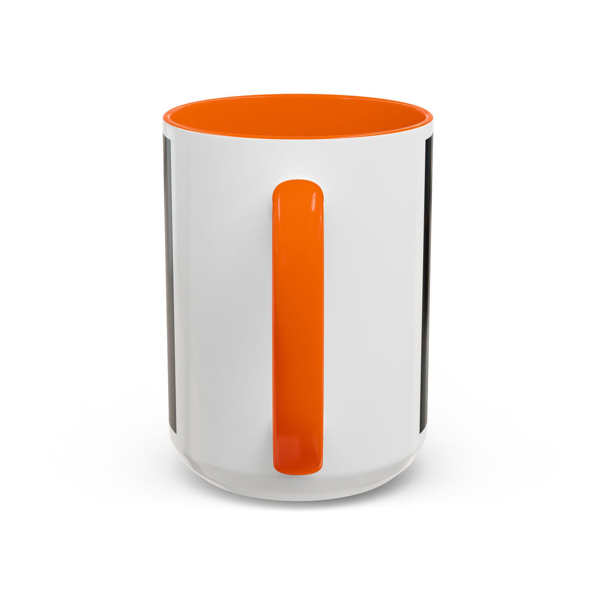 Halloween Black Cat Accent Coffee Mug — Spooky Jack-o'-Lantern Night (Customizable)