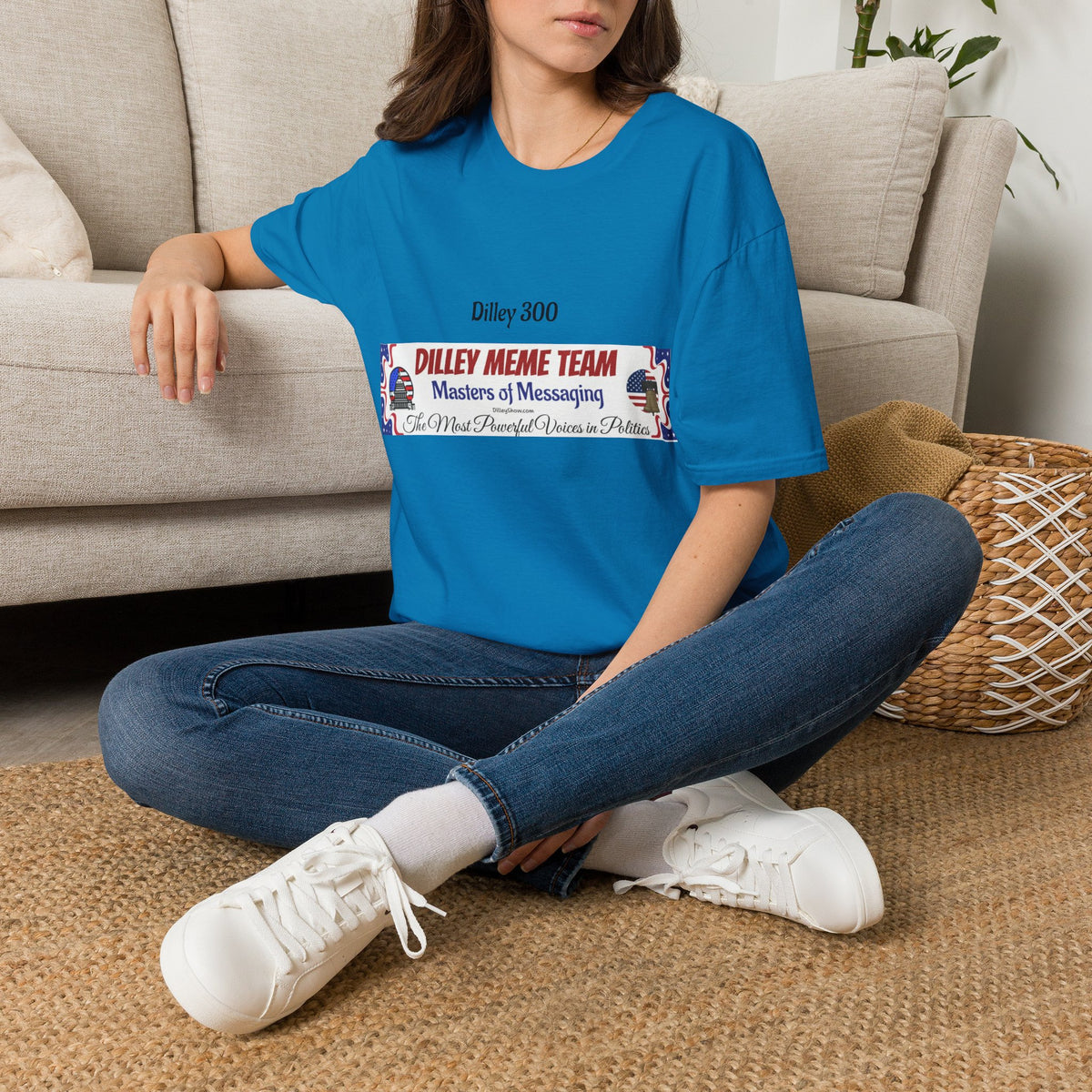 Customizable Dilley 300 "Dilley Meme Team" T-Shirt — Masters of Messaging Political Tee